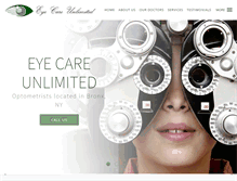 Tablet Screenshot of eyedoctorsbronx.com